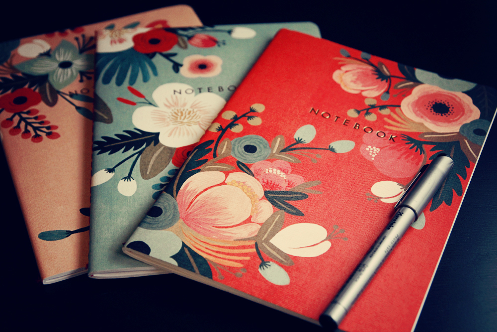 Write more. In these gorgeous Rifle Paper Co. notebooks? Yes!
