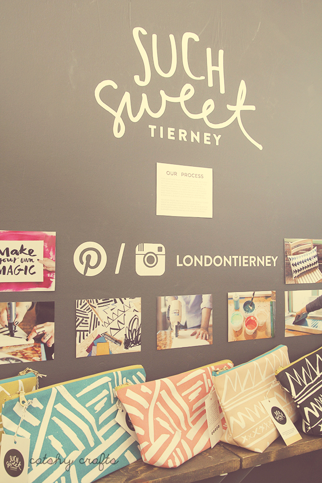 Stepping into this booth felt like walking into a brick and mortar boutique. Love the name too! Such Sweet Tierney.